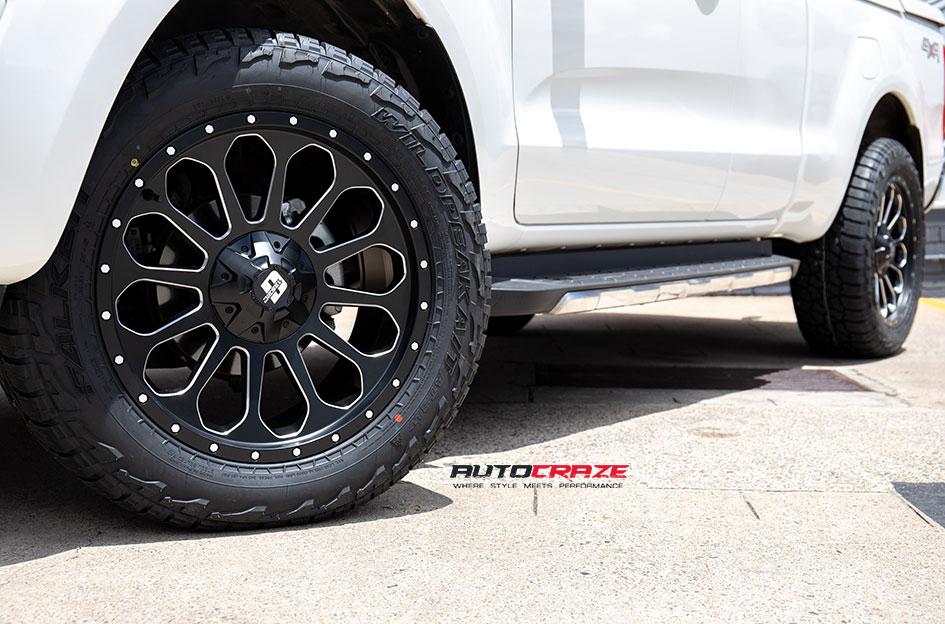 FORD RANGER NEVADA MATTE BLACK MILLED